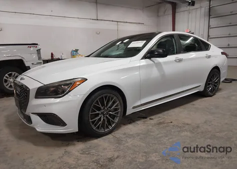 2018 Genesis G80 3.3T Sport z USA, uszkodzony, nr VIN KMHGN4JB6JU227142